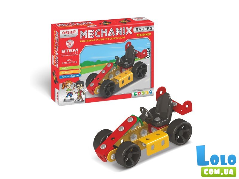 Конструктор металлический Mechanix Racers Beginner, Zephyr (1057)