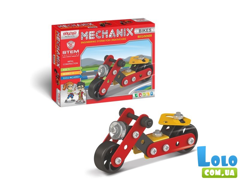 Конструктор металлический Mechanix Bikes Beginner, Zephyr (1058)