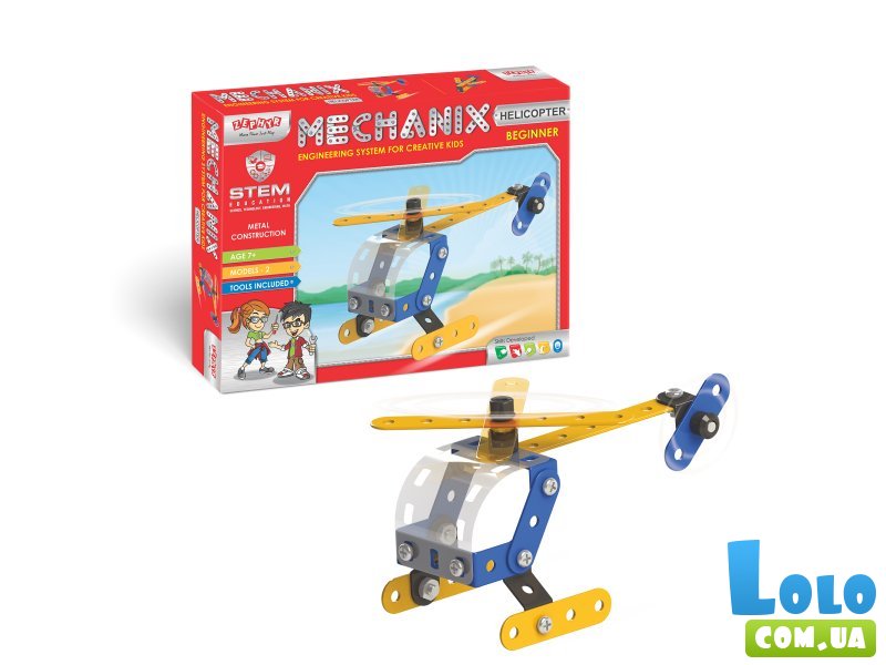 Конструктор металлический Mechanix Вертолет, Zephyr (1061)