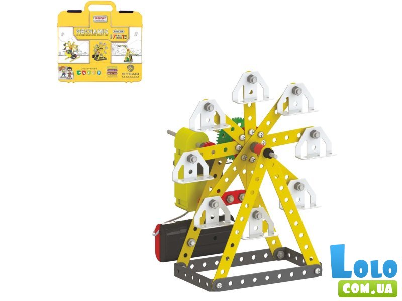 Конструктор металлический Mechanix Аттракционы, Zephyr (1079), 205 дет.