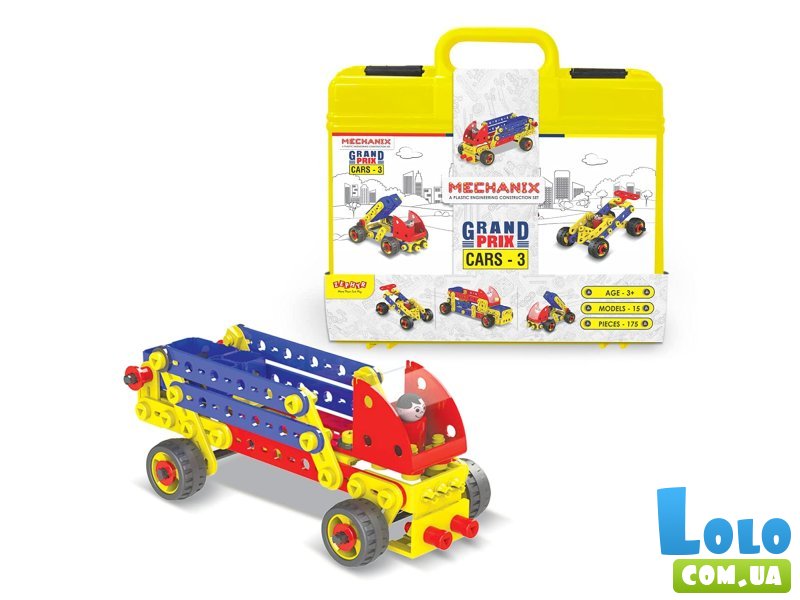 Конструктор полипропиленовый Mechanix Авто №3, Zephyr (2008), 175 дет.