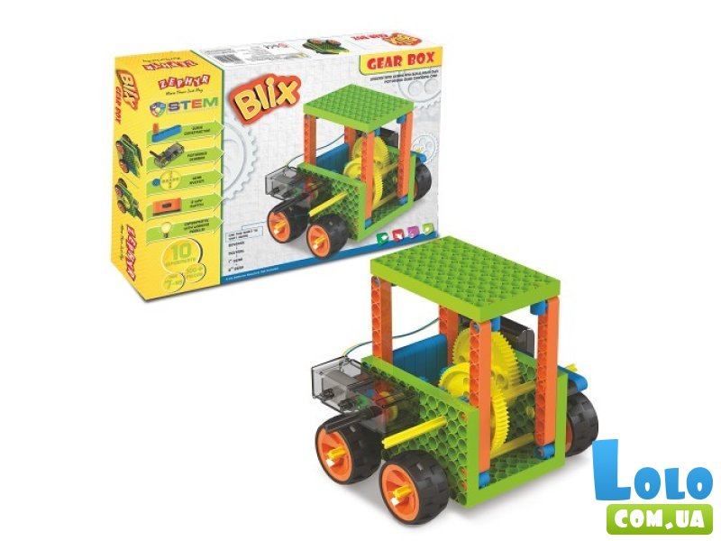 Конструктор полипропиленовый Mechanix Blix, Zephyr (6009), 100 дет.