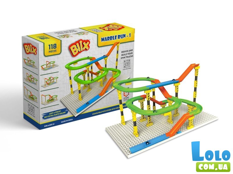 Конструктор полипропиленовый Blix Путь, Zephyr (64802) 118 дет.