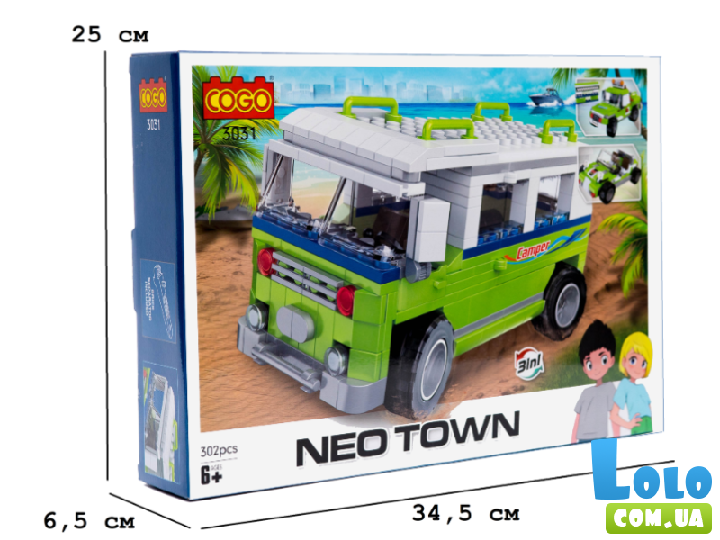 Конструктор Путешественник, COGO (3031), 302 дет.