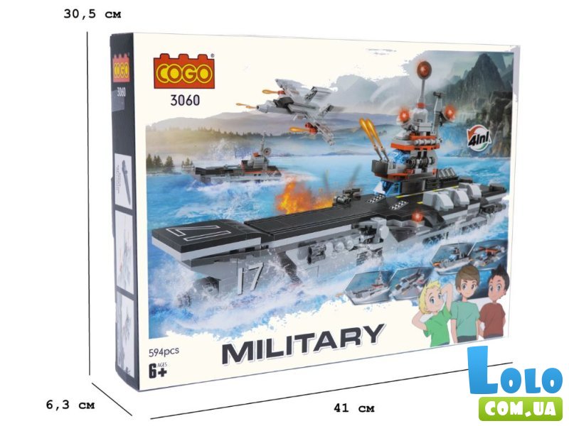 Конструктор Флот, COGO (3060), 594 дет.