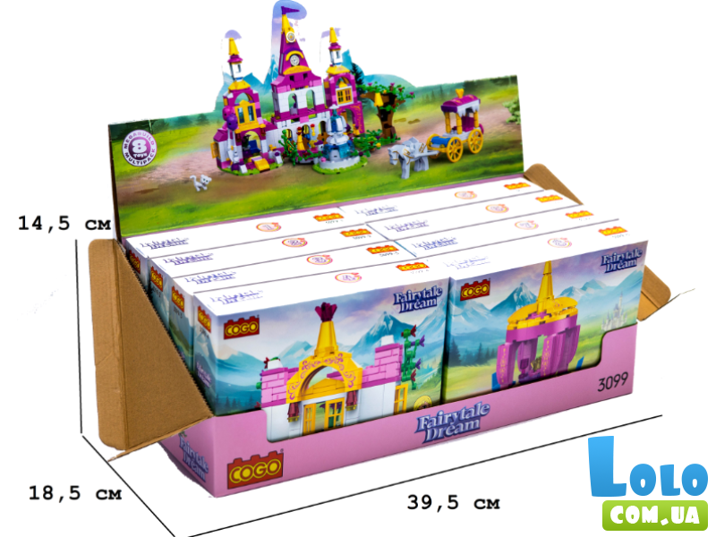 Конструктор Сказочная коллекция, COGO (3099), (в ассортименте)