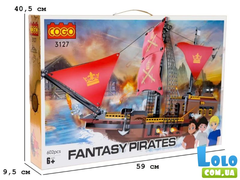 Конструктор Королева, COGO (3127), 602 дет.