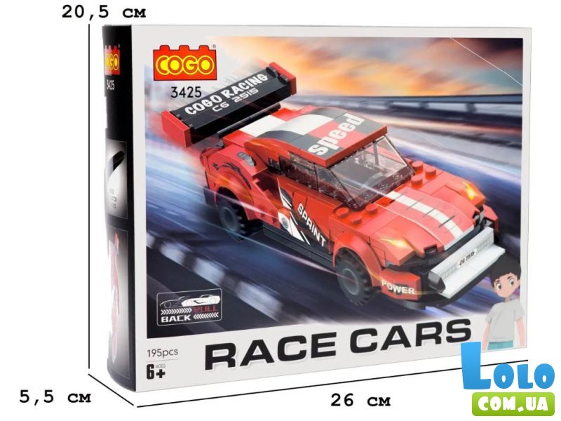 Конструктор Спринт, COGO (3425), 195 дет.
