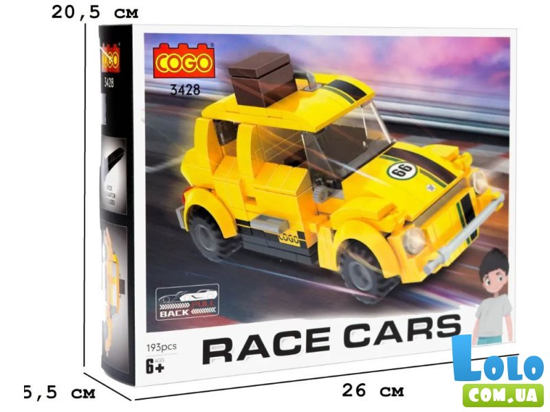 Конструктор Курьер, COGO (3428), 193 дет.