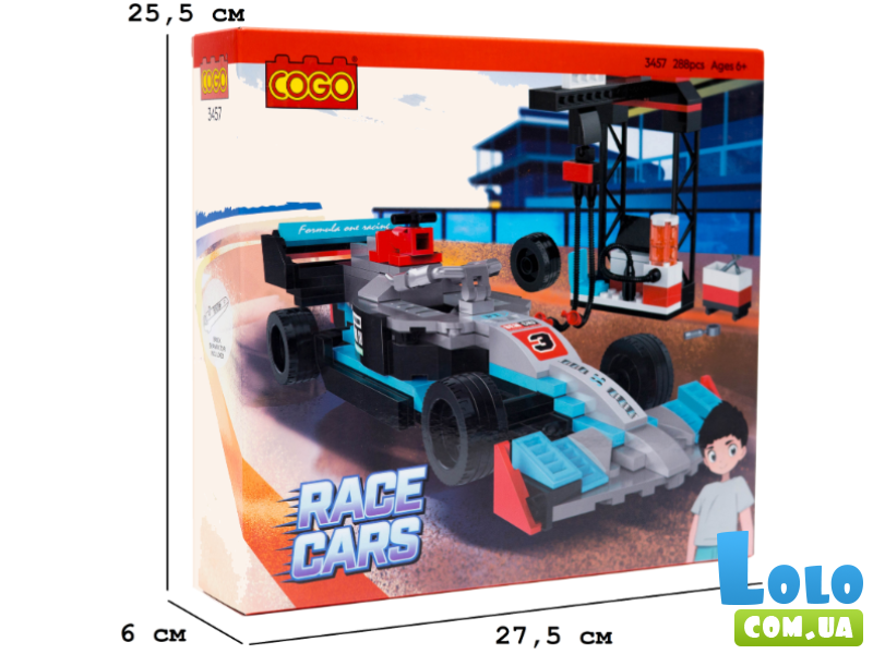 Конструктор Бен Ф-1, COGO (3457), 266 дет.