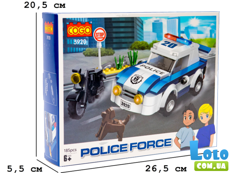 Конструктор Беглец, COGO (3920), 185 дет.