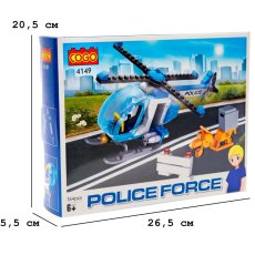 Конструктор Вертолет, COGO (4149), 164 дет.