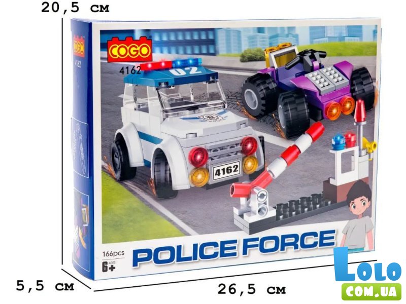 Конструктор Перехват, COGO (4162), 166 дет.
