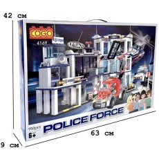 Конструктор Большой полицейский участок, COGO (4169), 950 дет.