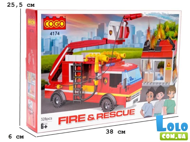 Конструктор Водомет, COGO (4174), 328 дет.