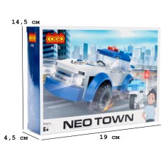 Конструктор Полицейский патруль, COGO(4185), 86 дет.