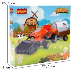 Конструктор Микс-трактор, COGO (4207), 263 дет.