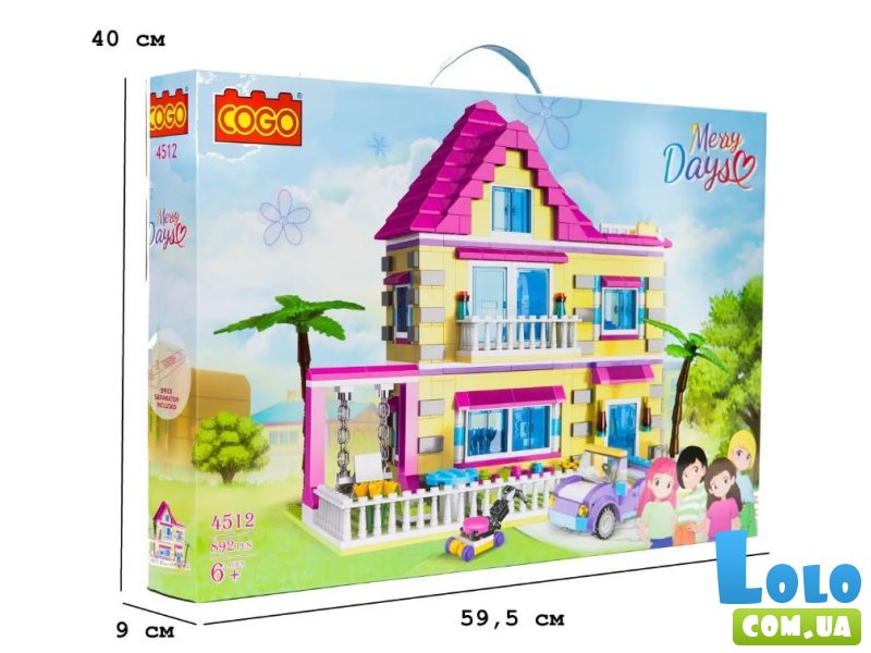 Конструктор Счастливые часы, COGO (4512), 892 дет.