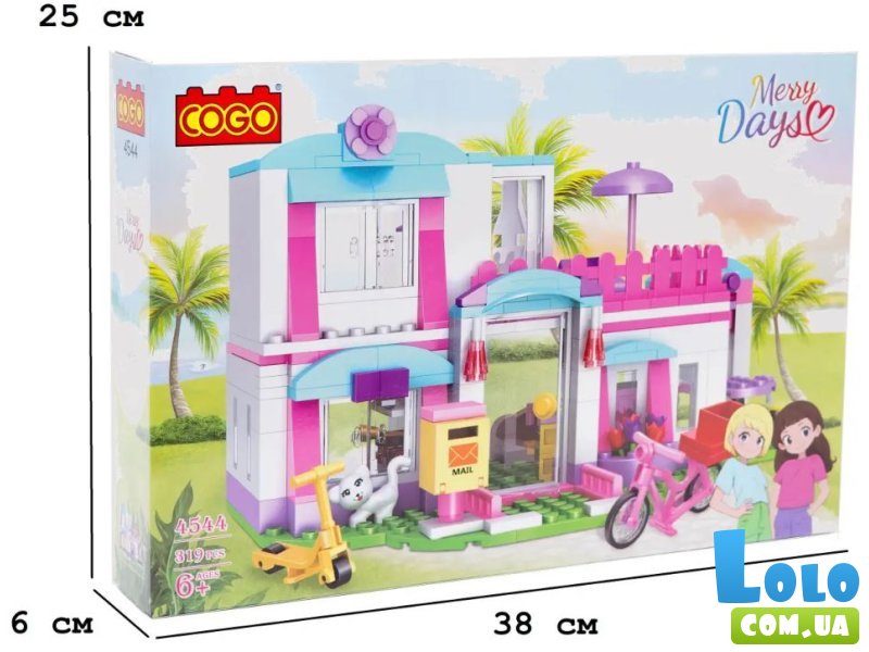 Конструктор Солнечное имение, COGO (4544), 319 дет.
