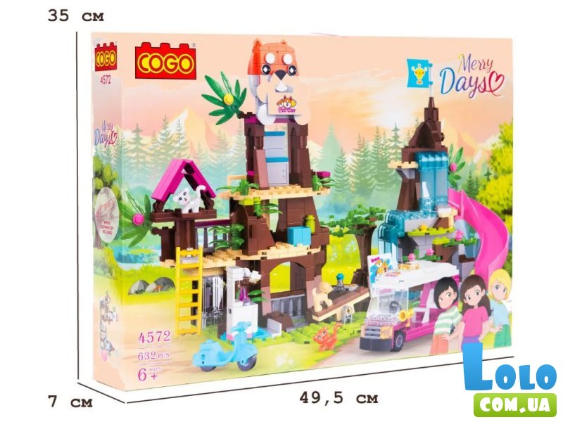 Конструктор Дрессировочный парк для животных, COGO (4572), 632 дет.