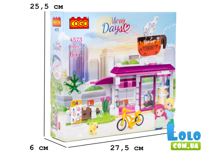 Конструктор Кофейня, COGO (4573), 240 дет.