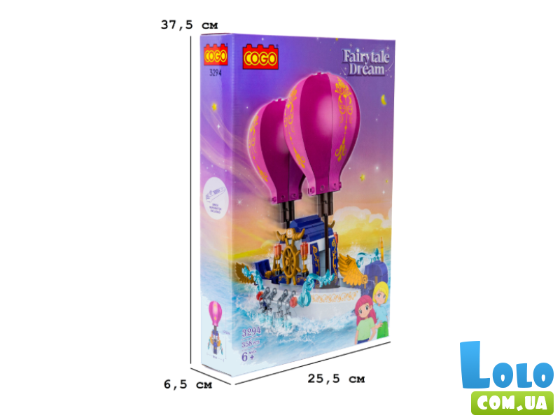 Конструктор Воздушный корабль, COGO(3294), 358 дет.