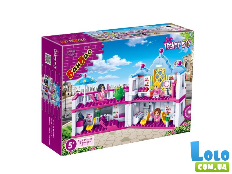 Конструктор Салон красоты, BanBao (6111), 382 дет.