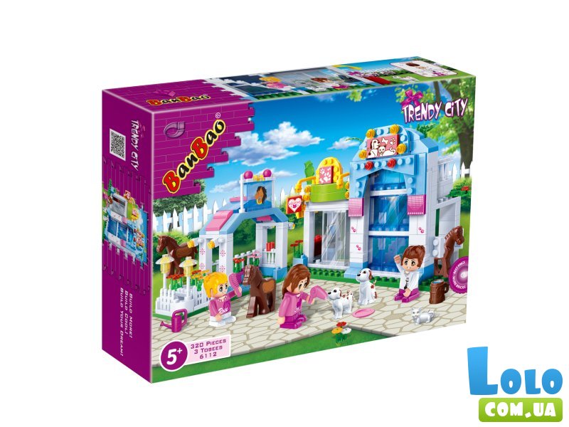 Конструктор Зоомагазин, BanBao (6112), 320 дет.