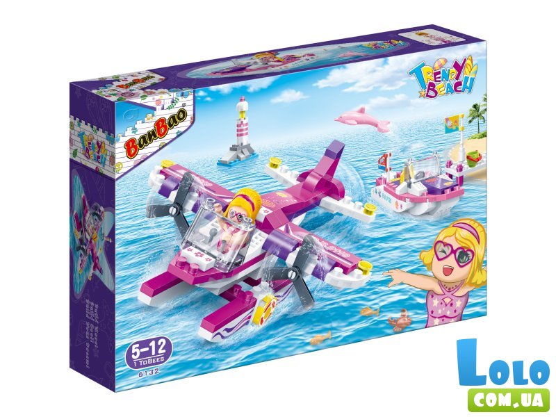 Конструктор Самолет и катер, BanBao (6132), 172 дет.