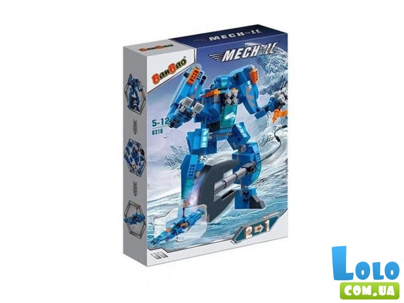 Конструктор-трансформер Спектер, BanBao (6318), 291 дет.