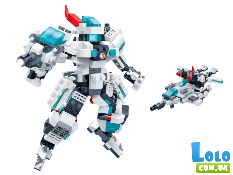 Конструктор-трансформер: Звездный полицейский, BanBao (6323), 297 дет.