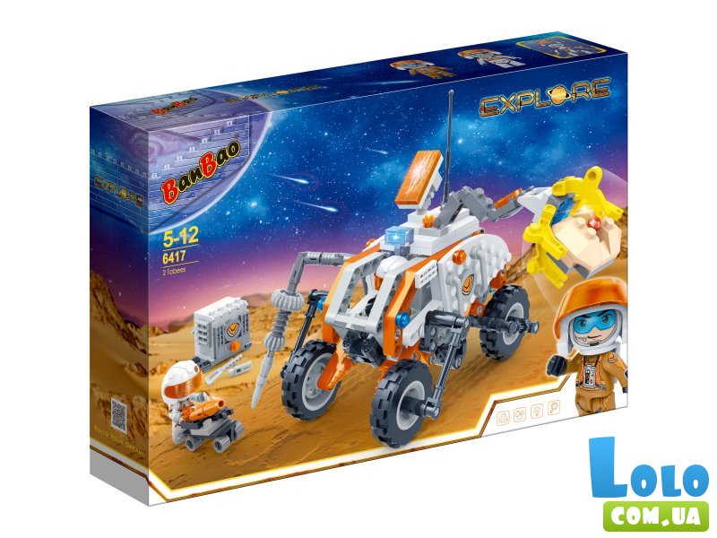 Конструктор Баги для исследований, BanBao (6417), 327 дет.