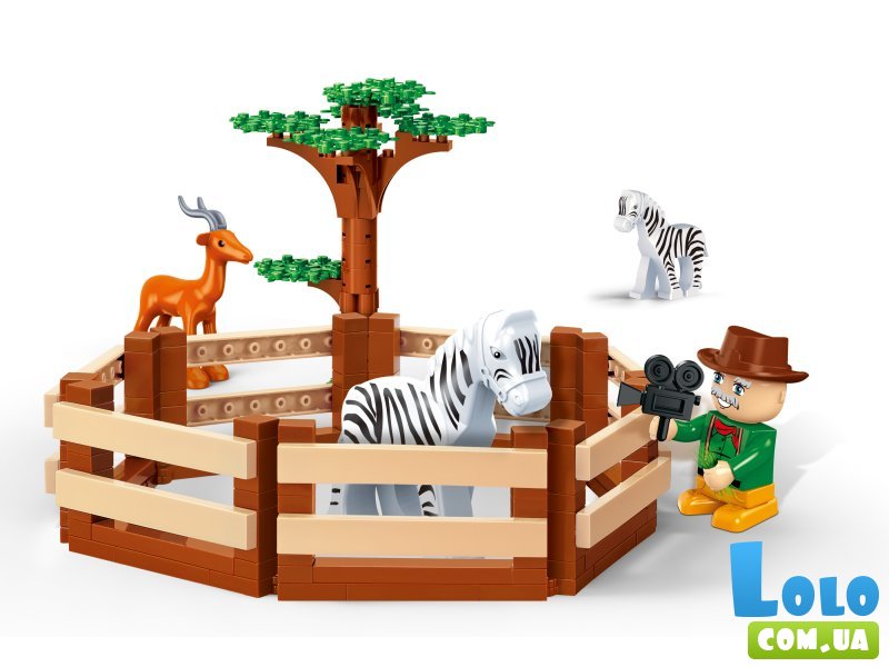 Конструктор Зоопарк, BanBao (6661), 136 дет.