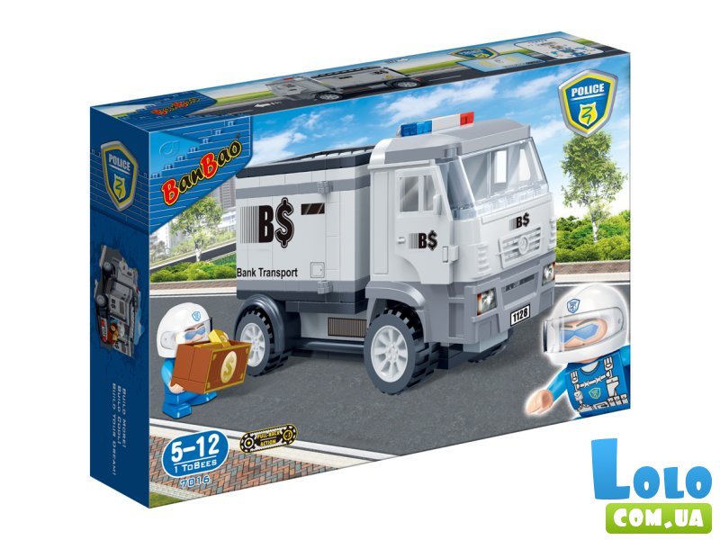 Конструктор Полицейский инкассатор, BanBao (7016), 145 дет.
