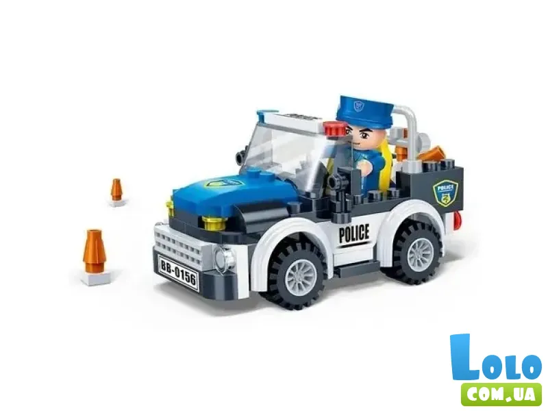 Конструктор Полицейский Джип, BanBao (7017), 100 дет.