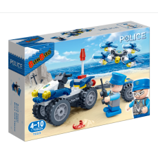Конструктор Полицейский квадроцикл, BanBao (7023), 110 дет.