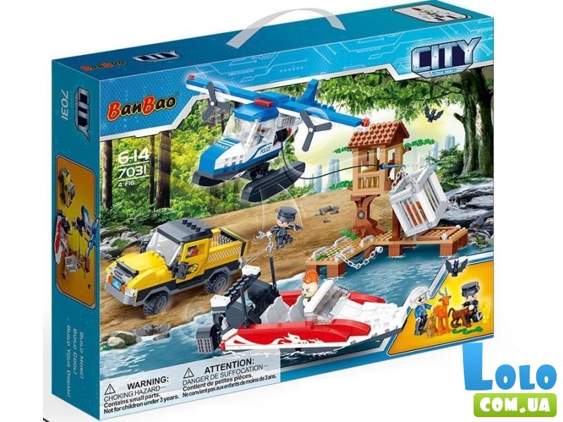 Конструктор Спасательная миссия, BanBao (7031), 561 дет.