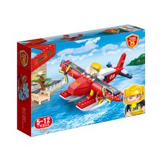 Конструктор Пожарный самолет, BanBao (7109), 125 дет.