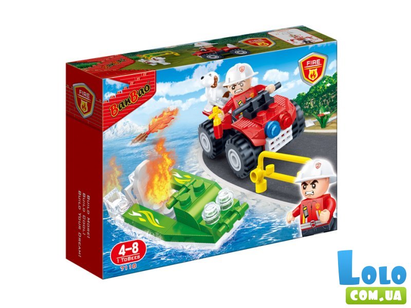 Конструктор Катер и внедорожник, BanBao (7118), 62 дет.