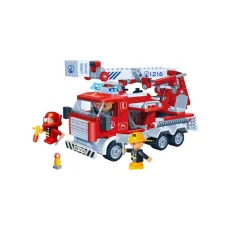Конструктор Пожарная машина с вышкой, BanBao (8313), 290 дет.