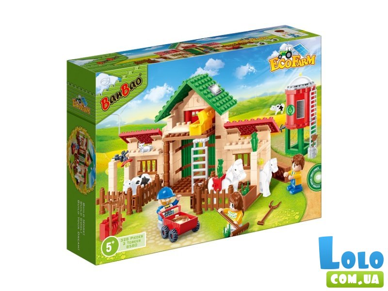 Конструктор Жизнь на ферме, BanBao (8580), 328 дет.