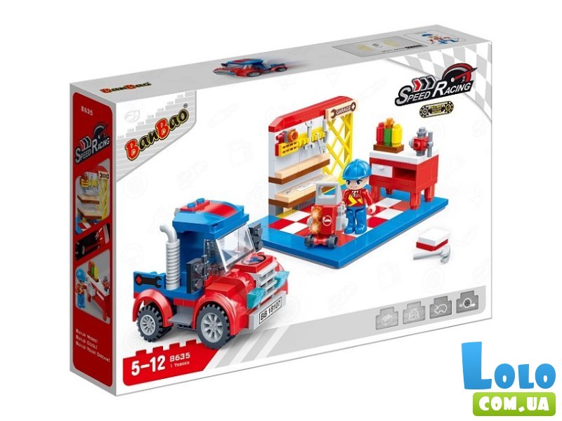 Конструктор Ремонт автомобиля, BanBao (8635), 234 дет.