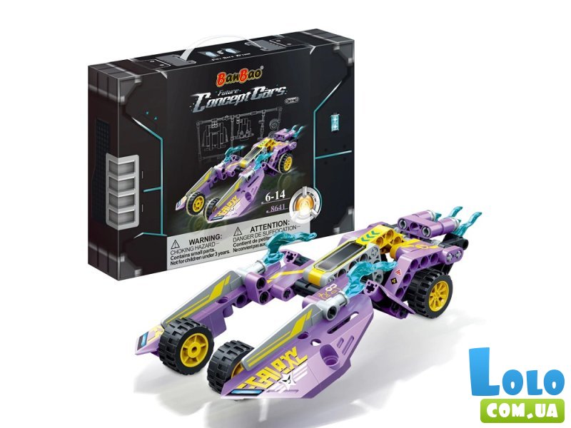 Конструктор Эксклюзивные авто. Фиолетовая галактика, BanBao (8641), 250 дет.