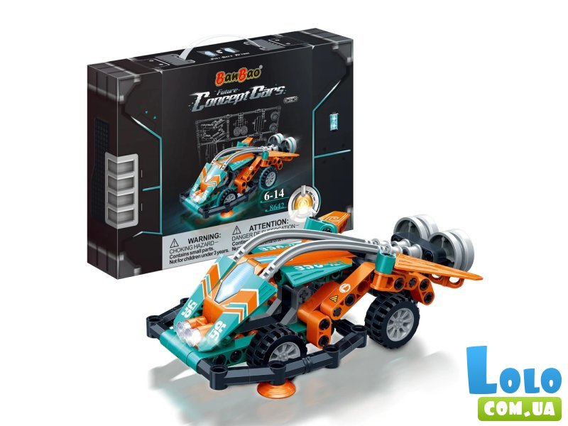 Конструктор Эксклюзивные авто. Молния, BanBao (8642), 352 дет.