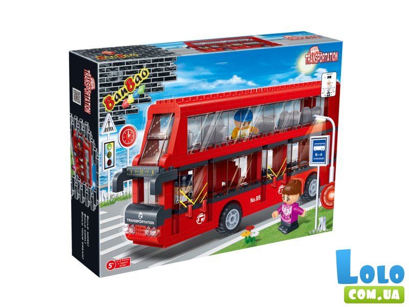 Конструктор Перевозки. Автобус, BanBao (8769), 412 дет.