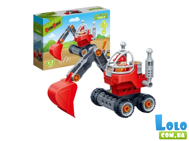 Конструктор Экскаватор, BanBao (9709), 22 дет.