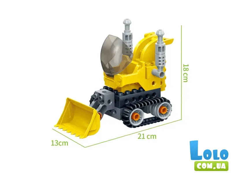 Конструктор Бульдозер BanBao (9711), 19 дет.