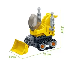 Конструктор Бульдозер BanBao (9711), 19 дет.