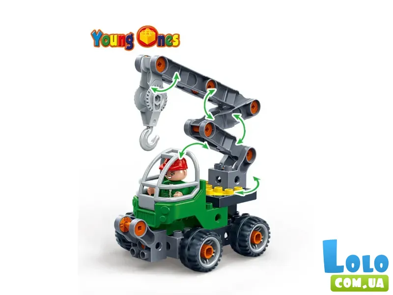 Конструктор Кран, BanBao (9719), 20 дет.