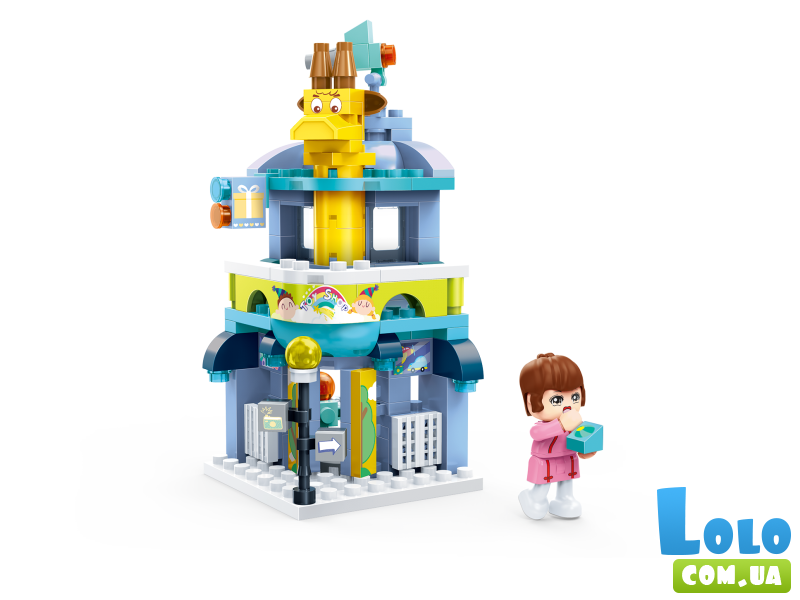 Конструктор Центральная улица. Игрушечный магазин, BanBao (ET805), 140 дет.